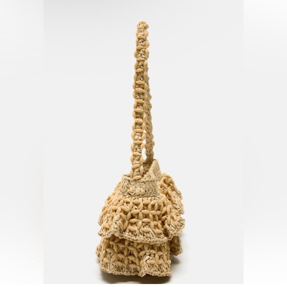 Zara ruffled bucket bag - Picture 2 of 9